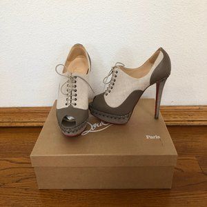 Christian Louboutin Peep Toe Booties